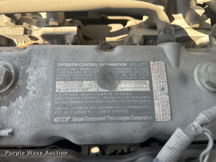 image for item EC3606 2017 UniCarriers PF50 forklift