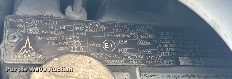 image for item EC3635 2014 Palfinger CR-55 4-WAY forklift