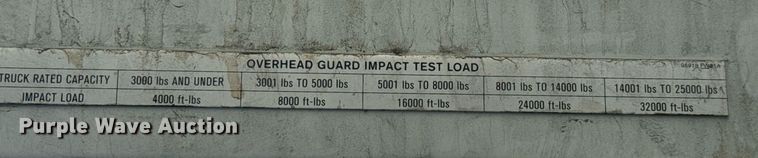 image for item EC3636 2016 UniCarriers PF50 forklift