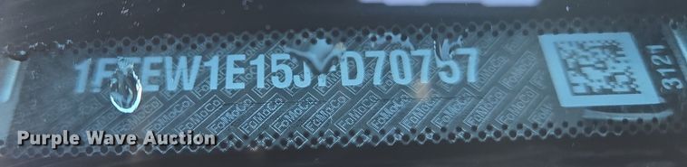 image for item EC3953 2018 Ford F150 XLT SuperCrew pickup truck