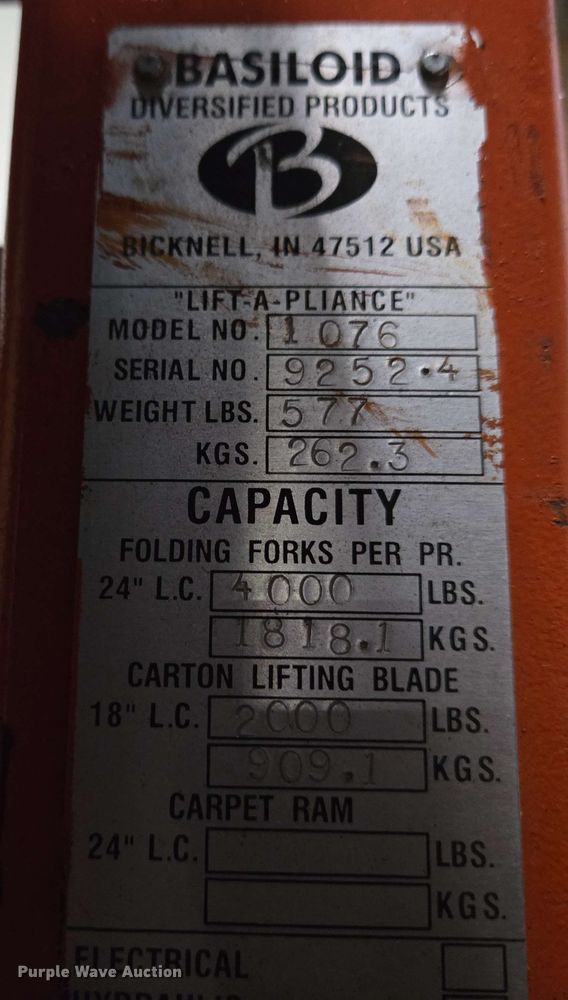 image for item EC4245 2015 Nissan PF50 forklift