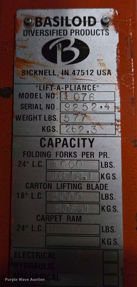 image for item EC4245 2015 Nissan PF50 forklift