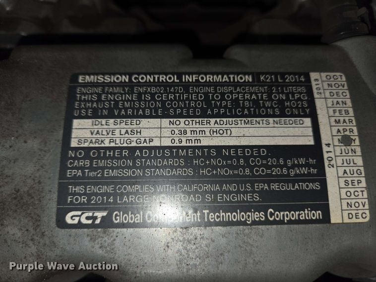 image for item EC4247 2014 Nissan PF50 forklift