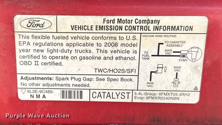 image for item EC7980 2006 Ford F150 SuperCrew pickup truck