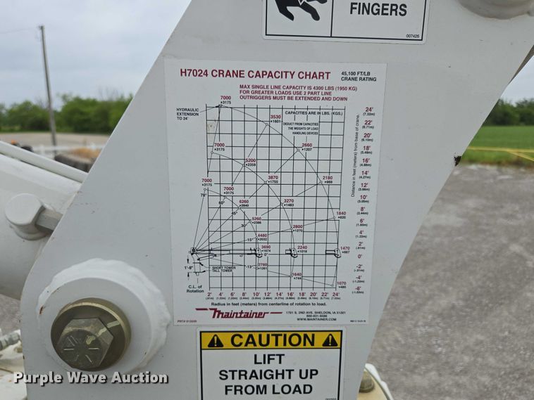 image for item ED1993 2015 Peterbilt PB337 utility / service truck