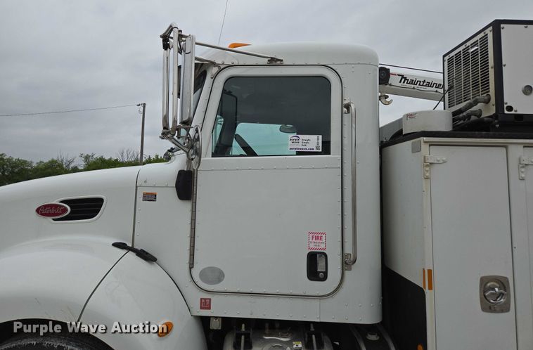 image for item ED1993 2015 Peterbilt PB337 utility / service truck