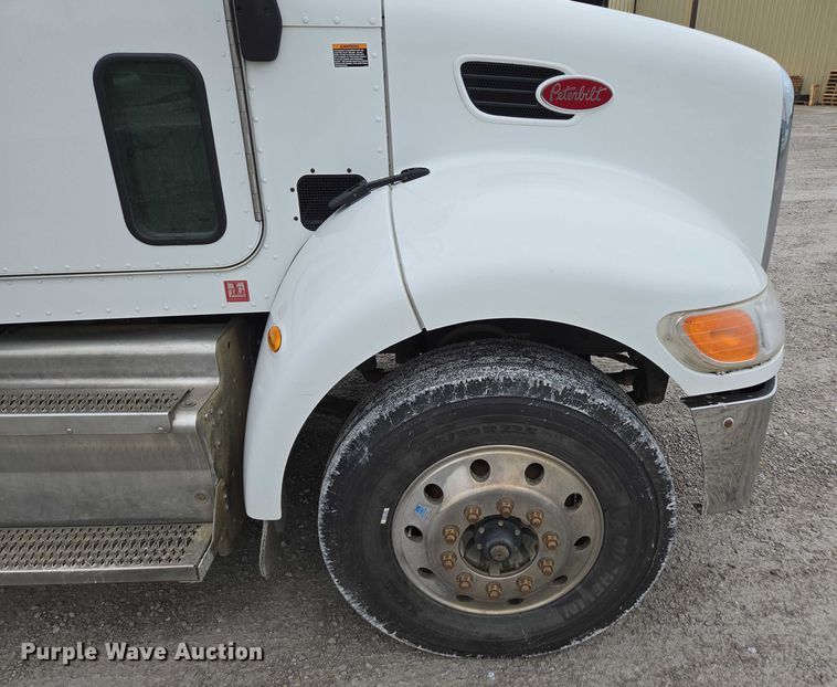 image for item ED1993 2015 Peterbilt PB337 utility / service truck