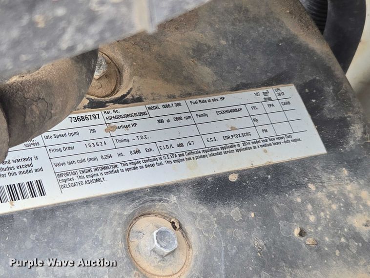 image for item ED1993 2015 Peterbilt PB337 utility / service truck