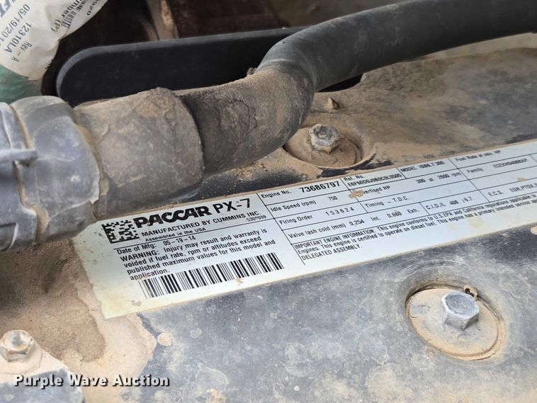 image for item ED1993 2015 Peterbilt PB337 utility / service truck