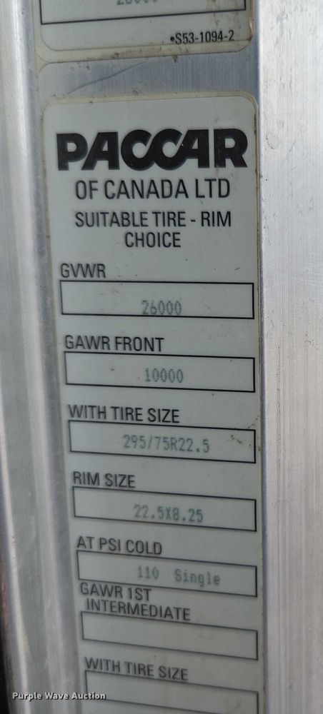 image for item ED1993 2015 Peterbilt PB337 utility / service truck