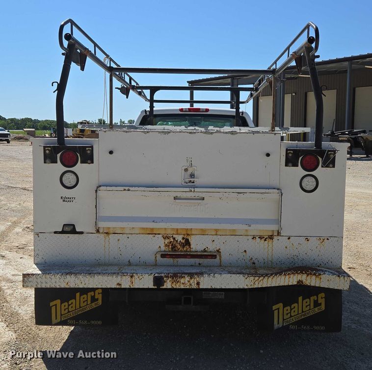 image for item ED2003 2009 GMC Sierra 3500HD Ext. Cab utility bed pickup truck