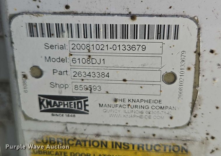 image for item ED2003 2009 GMC Sierra 3500HD Ext. Cab utility bed pickup truck