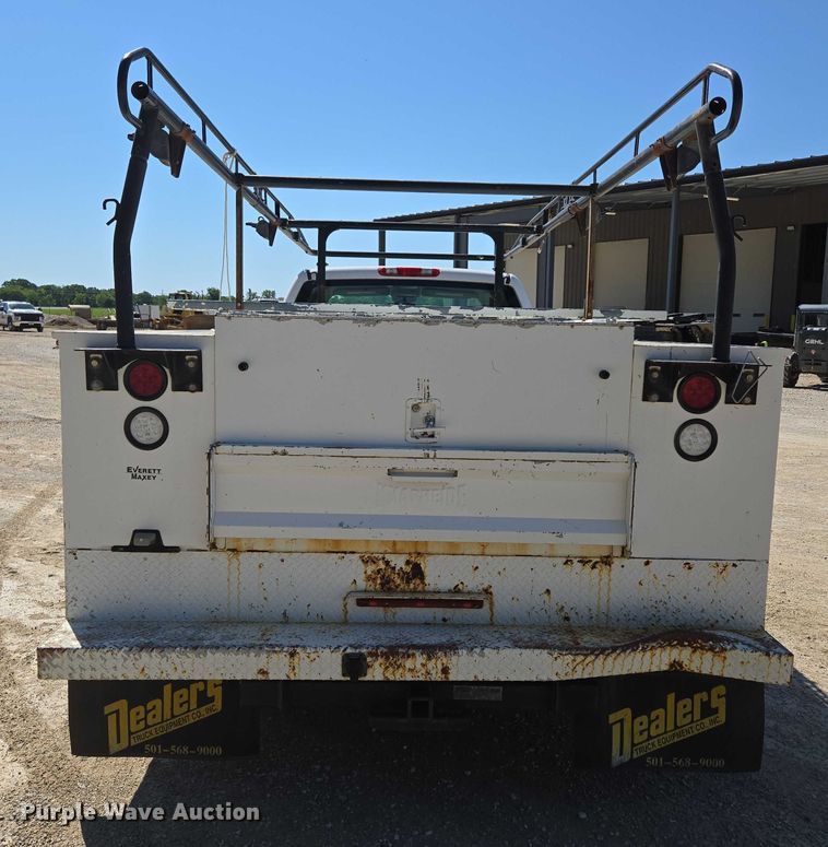 image for item ED2003 2009 GMC Sierra 3500HD Ext. Cab utility bed pickup truck