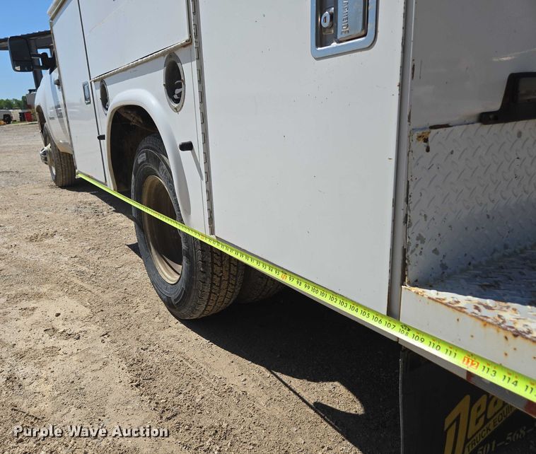 image for item ED2003 2009 GMC Sierra 3500HD Ext. Cab utility bed pickup truck