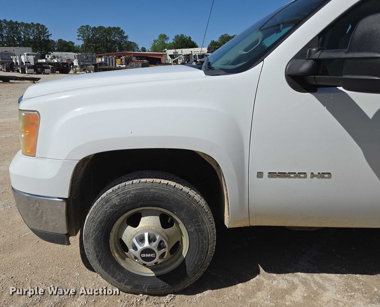 image for item ED2003 2009 GMC Sierra 3500HD Ext. Cab utility bed pickup truck