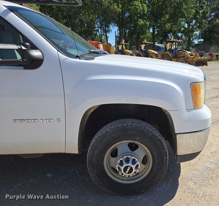 image for item ED2003 2009 GMC Sierra 3500HD Ext. Cab utility bed pickup truck