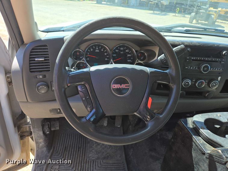 image for item ED2003 2009 GMC Sierra 3500HD Ext. Cab utility bed pickup truck