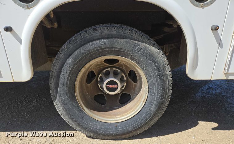 image for item ED2003 2009 GMC Sierra 3500HD Ext. Cab utility bed pickup truck