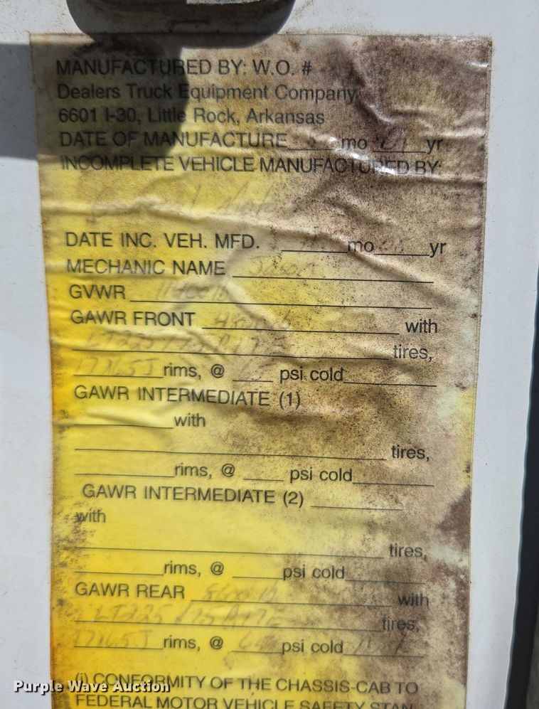 image for item ED2003 2009 GMC Sierra 3500HD Ext. Cab utility bed pickup truck