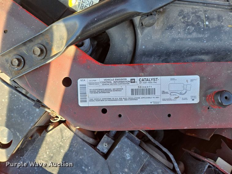 image for item ED2005 2001 Chevrolet Monte Carlo 