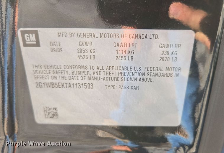 image for item ED2008 2010 Chevrolet Impala 