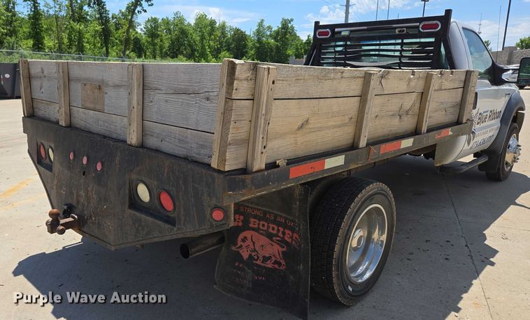 image for item ED2018 2006 Ford F450 Super Duty flatbed pickup truck