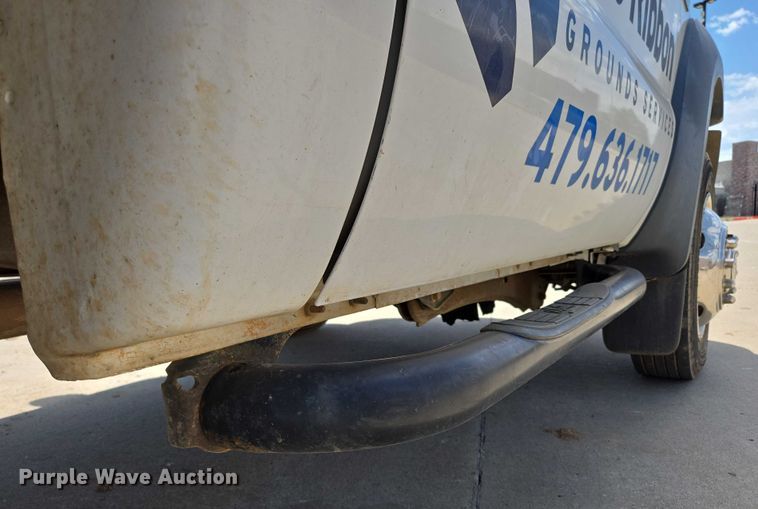 image for item ED2018 2006 Ford F450 Super Duty flatbed pickup truck