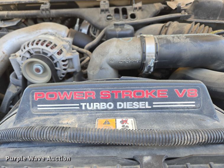 image for item ED2018 2006 Ford F450 Super Duty flatbed pickup truck