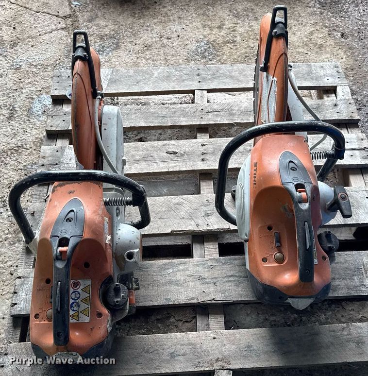 image for item EF2036  (2) Stihl TS420 concrete saws