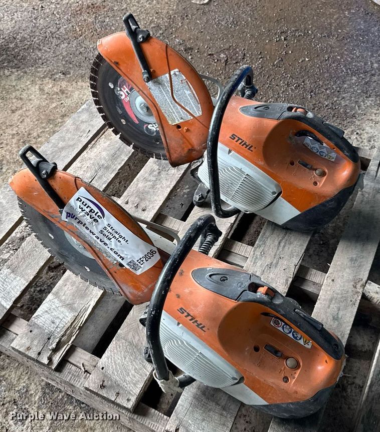 image for item EF2036  (2) Stihl TS420 concrete saws