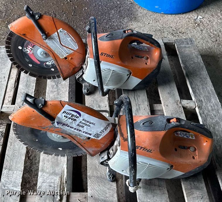 image for item EF2036  (2) Stihl TS420 concrete saws