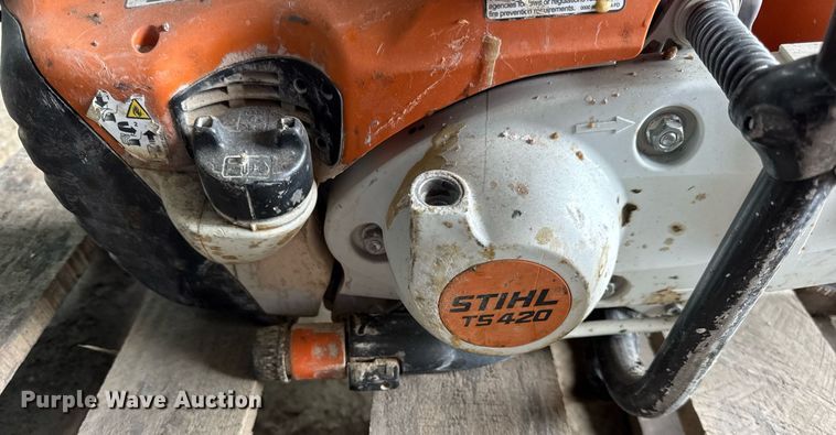 image for item EF2036  (2) Stihl TS420 concrete saws