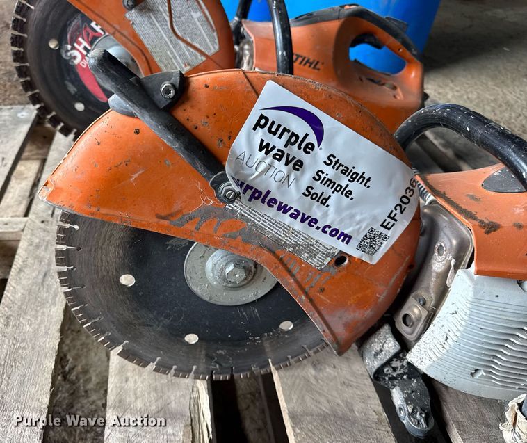 image for item EF2036  (2) Stihl TS420 concrete saws