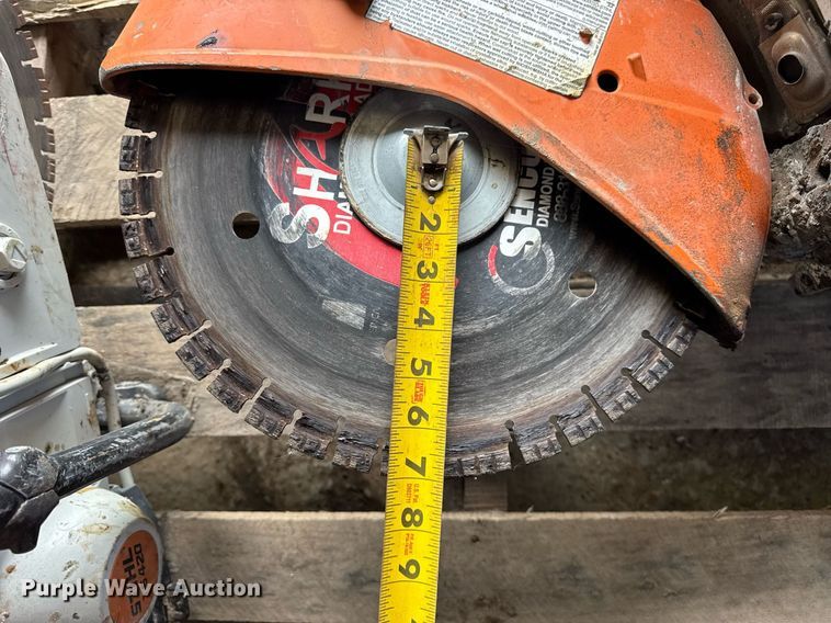 image for item EF2036  (2) Stihl TS420 concrete saws