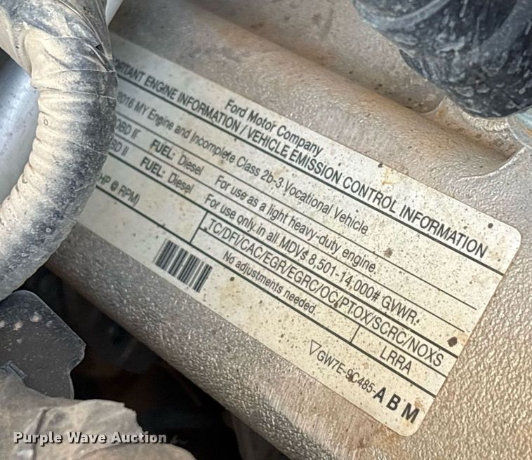 image for item EF3114 2016 Ford F350 Super Duty bucket truck