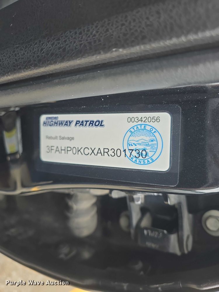 image for item EF3524 2010 Ford Fusion Sport 