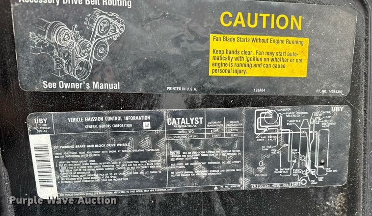 image for item EG5826 1985 Chevrolet Corvette 