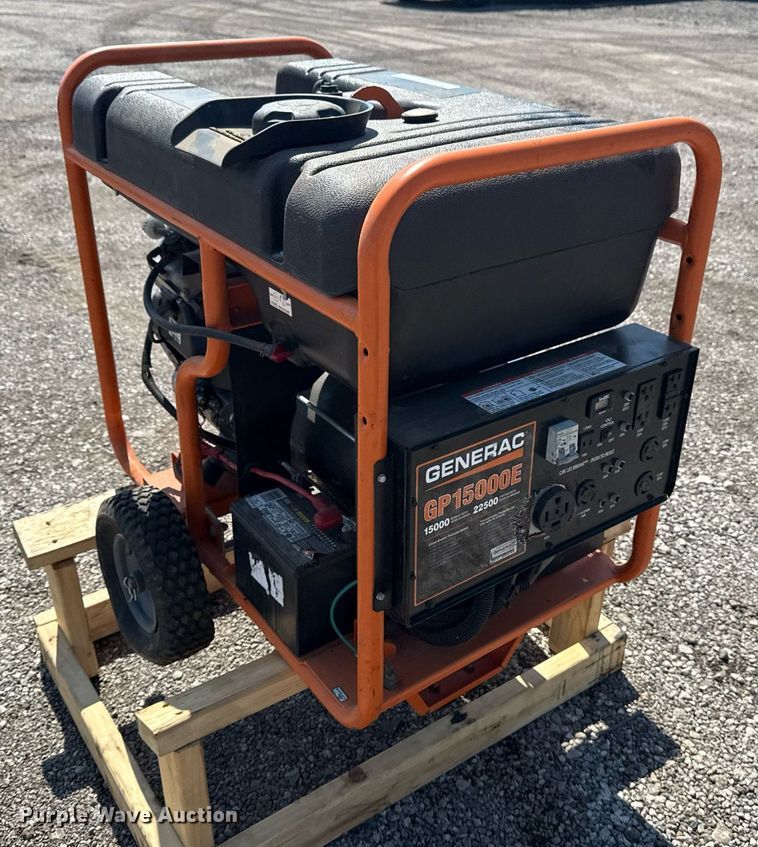 image for item EG5840 Generac GP15000E generator