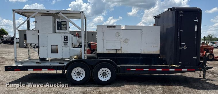 image for item EG5842 2000 Roadrunner Trailer Mfg 20ME22 utility trailer with generator