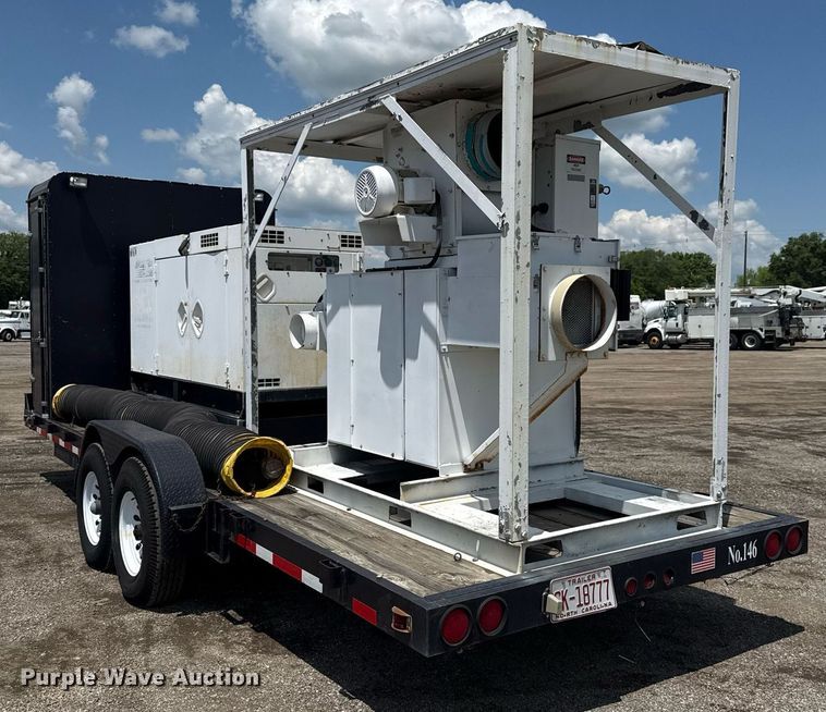 image for item EG5842 2000 Roadrunner Trailer Mfg 20ME22 utility trailer with generator