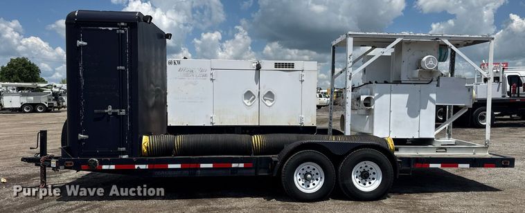 image for item EG5842 2000 Roadrunner Trailer Mfg 20ME22 utility trailer with generator