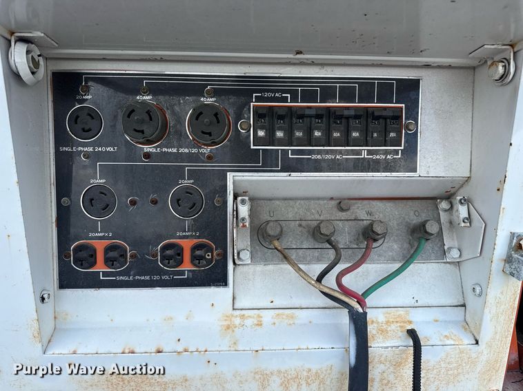 image for item EG5842 2000 Roadrunner Trailer Mfg 20ME22 utility trailer with generator