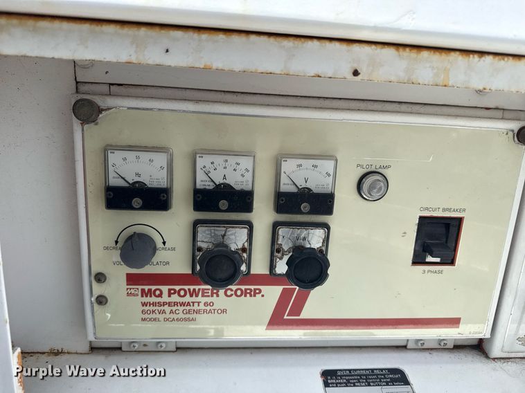 image for item EG5842 2000 Roadrunner Trailer Mfg 20ME22 utility trailer with generator