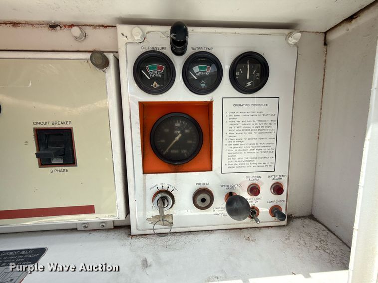 image for item EG5842 2000 Roadrunner Trailer Mfg 20ME22 utility trailer with generator