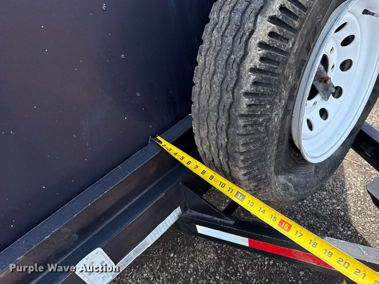 image for item EG5842 2000 Roadrunner Trailer Mfg 20ME22 utility trailer with generator