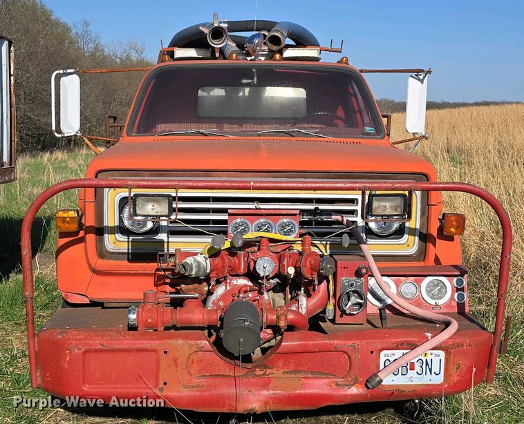 image for item EH8864 1979 Chevrolet Custom Deluxe C70 pumper fire truck