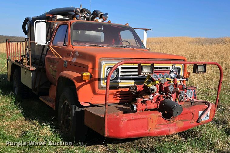 image for item EH8864 1979 Chevrolet Custom Deluxe C70 pumper fire truck
