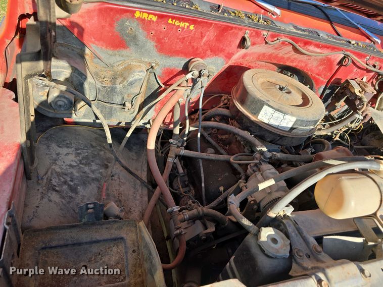 image for item EH8864 1979 Chevrolet Custom Deluxe C70 pumper fire truck