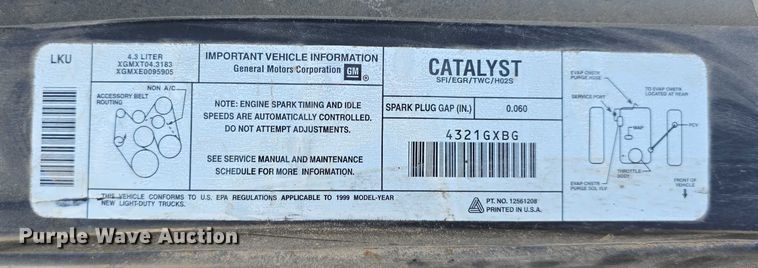 image for item EH8958 1999 Chevrolet Blazer LS SUV