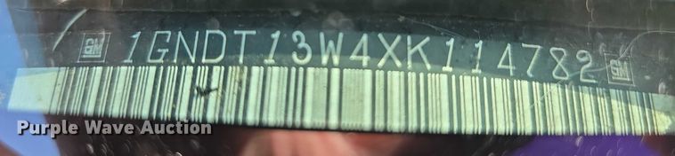 image for item EH8958 1999 Chevrolet Blazer LS SUV